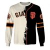 MLB San Francisco Giants Custom Name Number Mix Jersey Sweatshirt