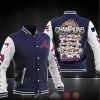 MLB Atlanta Braves Dark Blue White World Champions Baseball Jacket