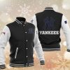 MLB New York Yankees Black White Baseball Jacket