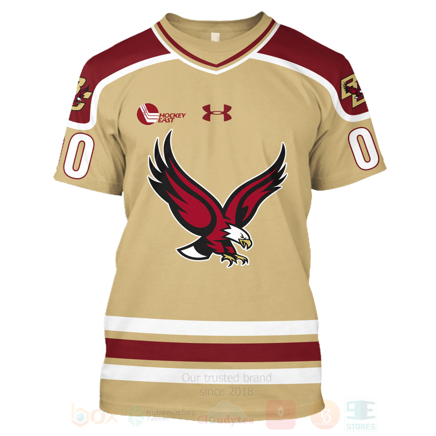 NCAA Boston College Eagles Custom Name Number Unisex T-Shirt NCAA Boston College Eagles Custom Name Number Unisex T-Shirt