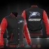 NCAA Georgia Southern Eagles Black Red Baseball Jacket