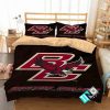 NCAA Boston College Eagles Black Bedding Set