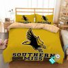 NCAA Southern Miss Golden Eagles Yellow Bedding Set