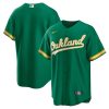 Oakland Athletics Nike Green Alternate Custom MLB Replica Jersey