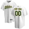 Oakland Athletics Nike White Home Custom MLB Replica Jersey