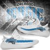 NBA Orlando Magic White Blue Yeezy Boost Sneakers