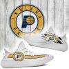 NBA Indiana Pacers White Gold Scratch Yeezy Boost Sneakers