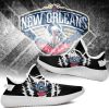 NBA New Orleans Pelicans Black Scratch Yeezy Boost Sneakers