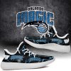 NBA Orlando Magic Black Blue Lightning Yeezy Boost Sneakers