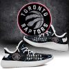 NBA Toronto Raptors Black Blue Lightning Yeezy Boost Sneakers