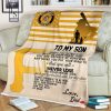 MLB Pittsburgh Pirates To My Son By Dad Fleece Blanket