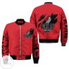 NBA Portland Trail Blazers Red Scratch Bomber Jacket