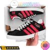 NCAA Rutgers Scarlet Knights Black Stan Smith Shoes