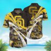 MLB San Diego Padres Tropical Flower Pattern Hawaiian Shirt