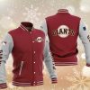 MLB San Francisco Giants Maroon White Baseball Jacket