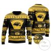 NCAA Southern Miss Golden Eagles Custom Name Ugly Christmas Sweater