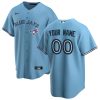 Toronto Blue Jays Nike Light Blue Alternate Custom MLB Replica Jersey