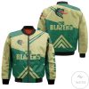 NCAA UAB Blazers Stripes Cross Shoulders Bomber Jacket