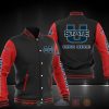 NCAA Utah State Aggies Black Red Baseball Jacket