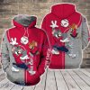MLB Atlanta Braves Ft. Tom and Jerry Pullover Hoodie