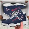 MLB Atlanta Braves Navy Blue Air Jordan 13 Shoes