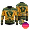 NCAA Baylor Bears Custom Name Ugly Christmas Sweater