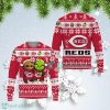 MLB Cincinnati Reds Baby Groot And Grinch Ugly Christmas Sweater