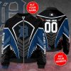 MLB Detroit Tigers Custom Name Number Bomber Jacket