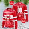 MLB Cincinnati Reds Custom Name Number Ugly Christmas Sweater