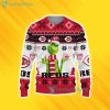 MLB Cincinnati Reds Cute Grinch Ugly Christmas Sweater