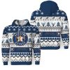 MLB Houston Astros Merry Christmas Snow Pattern Pullover Hoodie