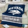 NCAA Nevada Wolf Pack Custom Name Fleece Blanket