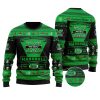 NCAA Marshall Thundering Herd Custom Name Ugly Christmas Sweater