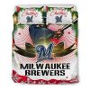 MLB Milwaukee Brewers Merry Christmas Bedding Set