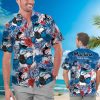 MLB Miami Marlins Tropical Floral Custom Name Hawaiian Shirt