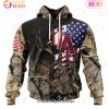 MLB Los Angeles Angels Custom Name Number Special Camo Realtree Hunting Pullover Hoodie