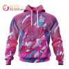 MLB Miami Marlins Fearless Against Breast Cancer Pullover Hoodie