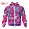 MLB Milwaukee Brewers Fearless Against Breast Cancer Zip Up Hoodie