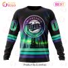 MLB Minnesota Twins Custom Name Number Special Design With Northern Lights Sweatshirt