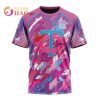 MLB Minnesota Twins Fearless Against Breast Cancer T-Shirt