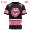 MLB Minnesota Twins Custom Name Number Pink Breast Cancer T-Shirt