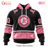 MLB Oakland Athletics Custom Name Number Pink Breast Cancer Pullover Hoodie