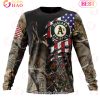 MLB Oakland Athletics Custom Name Number Special Camo Realtree Hunting Sweatshirt