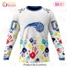 NBA Orlando Magic Custom Name Number Autism Awareness Sweatshirt