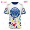 NBA Washington Wizards Custom Name Number Autism Awareness T-Shirt