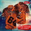MLB Baltimore Orioles Custom Name Number Style Hawaiian Shirt