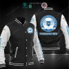 EFL Peterborough United FC Black White Baseball Jacket