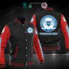 EFL Peterborough United FC Black Red Baseball Jacket