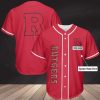 NCAA Rutgers Scarlet Knights Custom Name Red Baseball Jersey