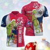 NCAA Fresno State Bulldogs The Grinch Christmas Polo Shirt